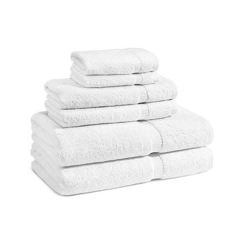 Connoisseur Hand Towel, Cotton Dobby Border, 16x30, 5.0 lbs/dz, White